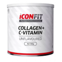 ICONFIT uztura bagātinātājs Hidrolizētais kolagēns ar C vitamīnu, 300g
